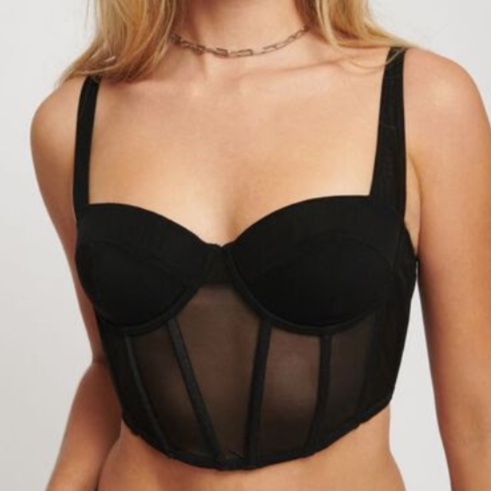 Dynamite Underwire Mesh Bustier